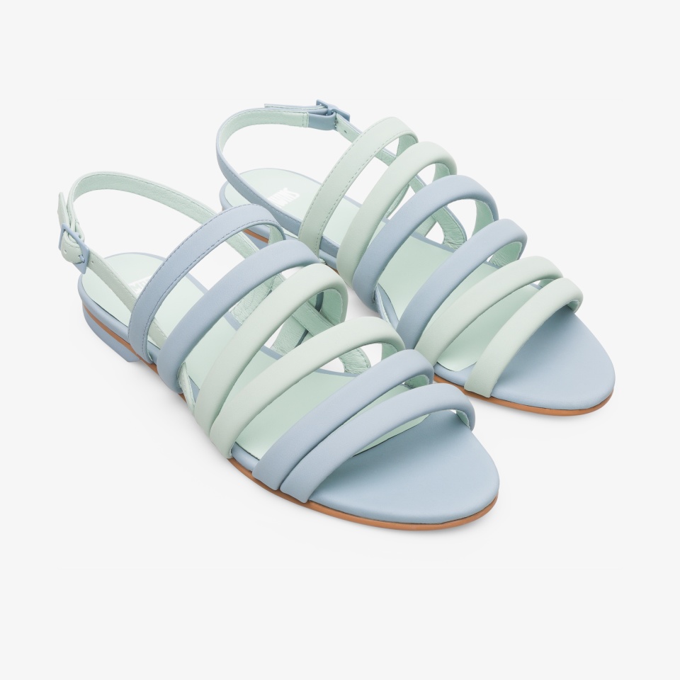 Camper Twins Green/Blue - Camper Women's Sandals ||2985-LCDNV||